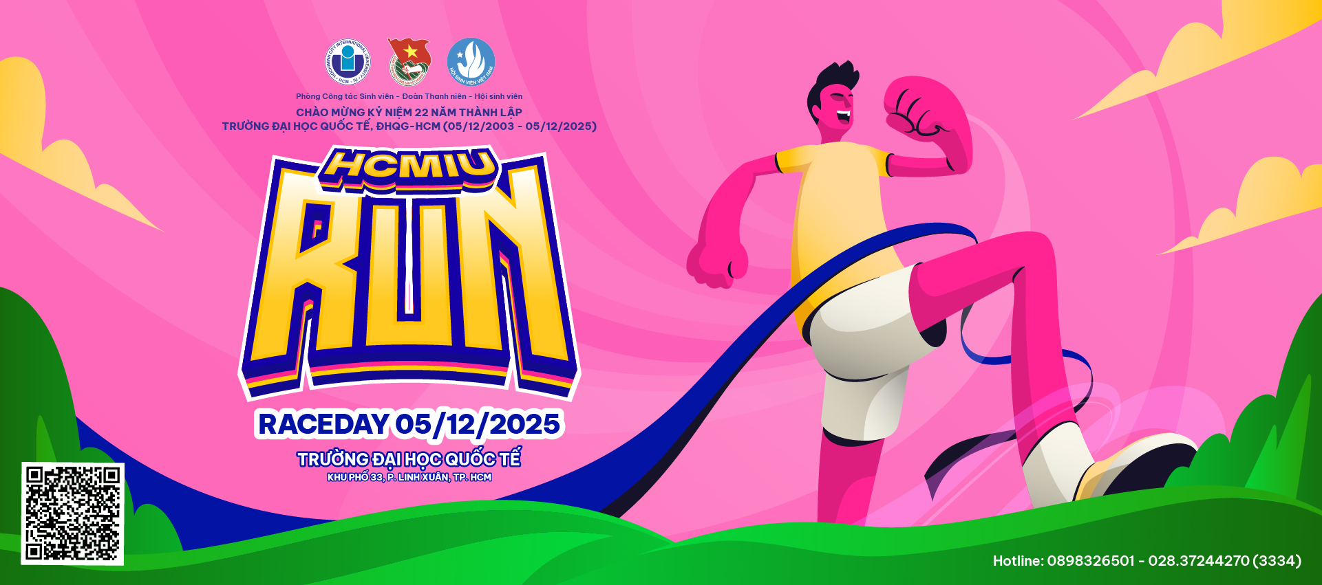 GIẢI CHẠY CHÀO MỪNG 22 NĂM THÀNH LẬP TRƯỜNG Trang Chủ HM88 Hanoi QUỐC TẾ – Trang Chủ HM88 Hanoi QUỐC GIA THÀNH PHỐ HỒ CHÍ MINH HCMIU RUN 2025