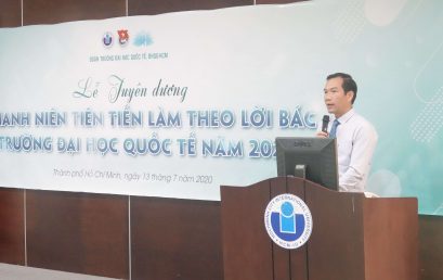 INTERNATIONAL UNIVERSITY HONORED 73 ADVANCED YOUNGSTERS PEOPLE SETTING GOOD EXAMPLES IN FOLLOWING UNCLE HO’S WORDS
