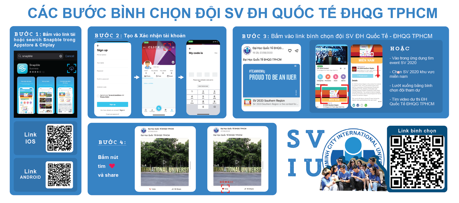 BÌNH CHỌN ĐỘI THI SV 2020 TRƯỜNG Trang Chủ HM88 Hanoi QUỐC TẾ – ĐHQG TPHCM