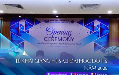 TRƯỜNG ĐH QUỐC TẾ ĐÓN 62 TÂN HỌC VIÊN NGHIÊN CỨU SINH ĐỢT 2 NĂM 2022