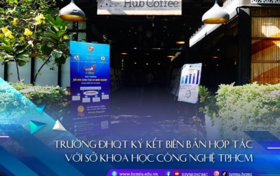 TRƯỜNG ĐHQT KÝ KẾT BIÊN BẢN HỢP TÁC VỚI SỞ KHOA HỌC CÔNG NGHỆ TP.HCM
