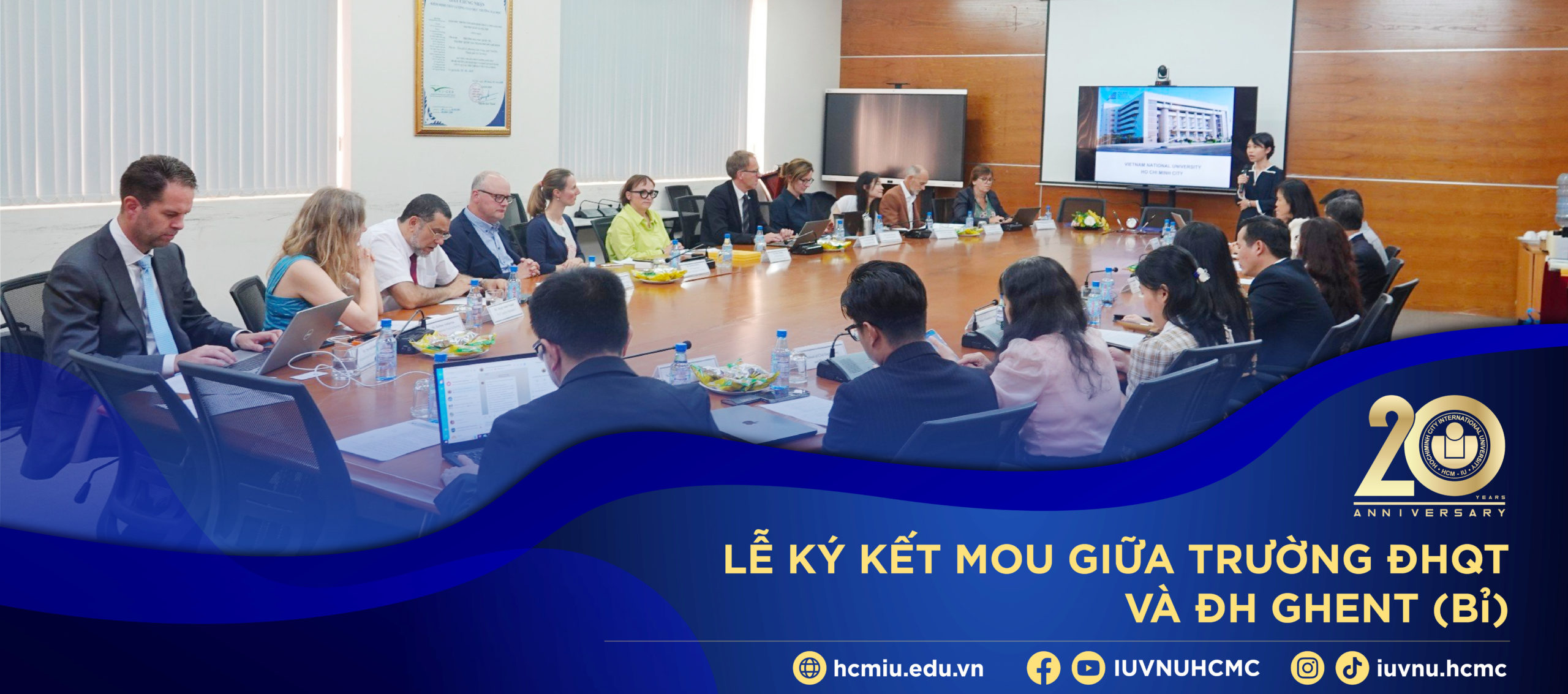 TRƯỜNG ĐHQT HỢP TÁC VỚI ĐH GHENT (BỈ)