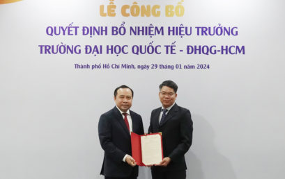 ASSOC. PROF. DR. LE VAN THANG TAKES OFFICE AS INTERNATIONAL UNIVERSITY PRESIDENT