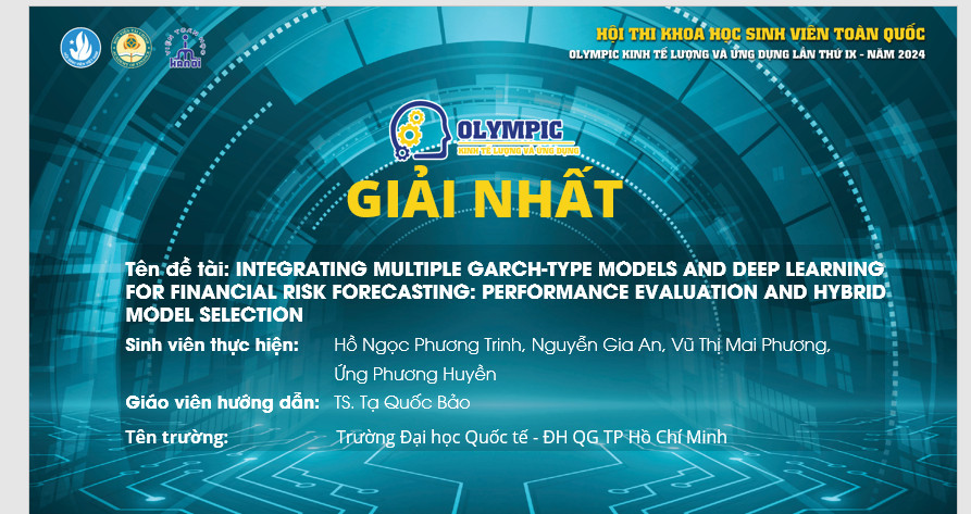 Hm8803 hệ thống trò chơi TRƯỜNG ĐH QUỐC TẾ TRỞ THÀNH QUÁN QUÂN  “OLYMPIC KINH TẾ LƯỢNG VÀ ỨNG DỤNG” TOÀN QUỐC NĂM 2024