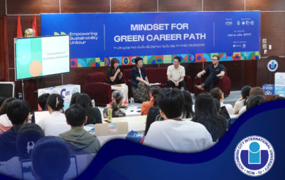 TRƯỜNG ĐHQT TỔ CHỨC HỘI THẢO UNITOUR: EMPOWERING SUSTAINABILITY – ĐỊNH HƯỚNG TƯ DUY BỀN VỮNG TRONG NGHỀ NGHIỆP XANH
