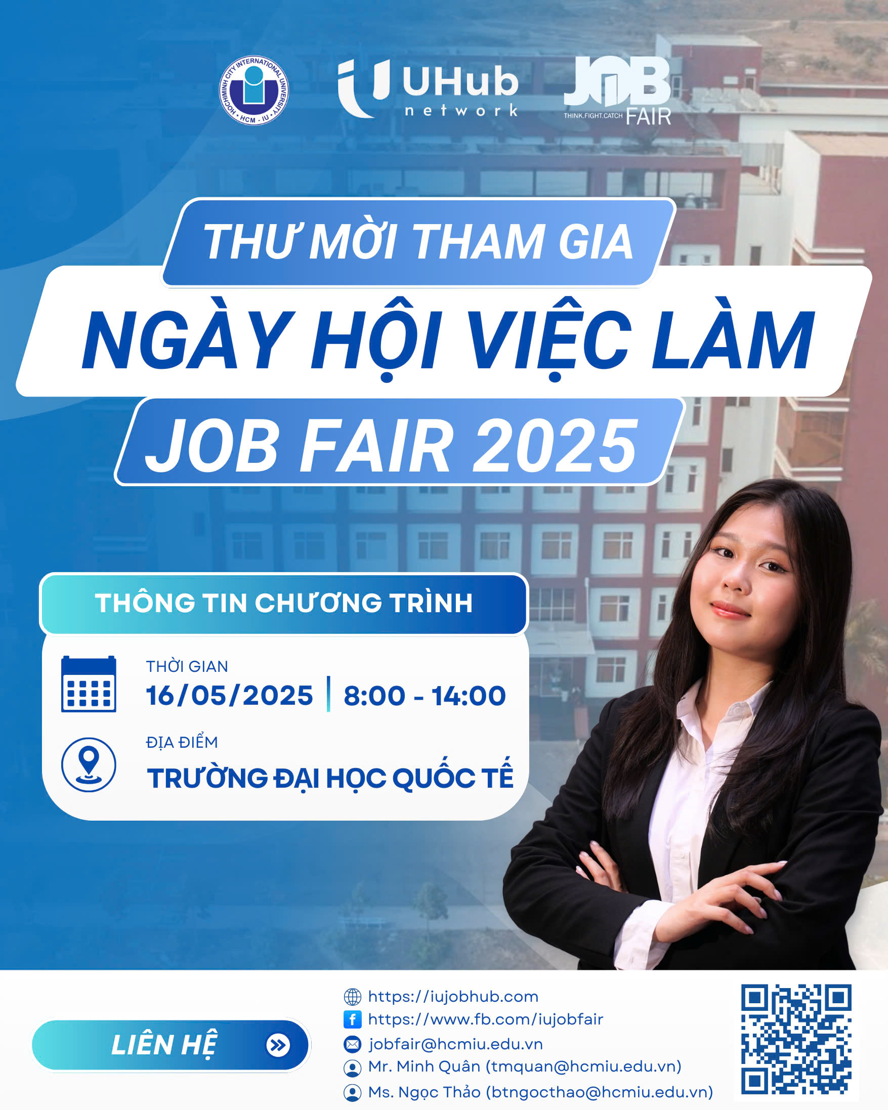 THƯ MỜI DOANH NGHIỆP THAM GIA NGÀY HỘI VIỆC LÀM – JOB FAIR 2025 CỦA TRƯỜNG Trang Chủ HM88 Hanoi QUỐC TẾ