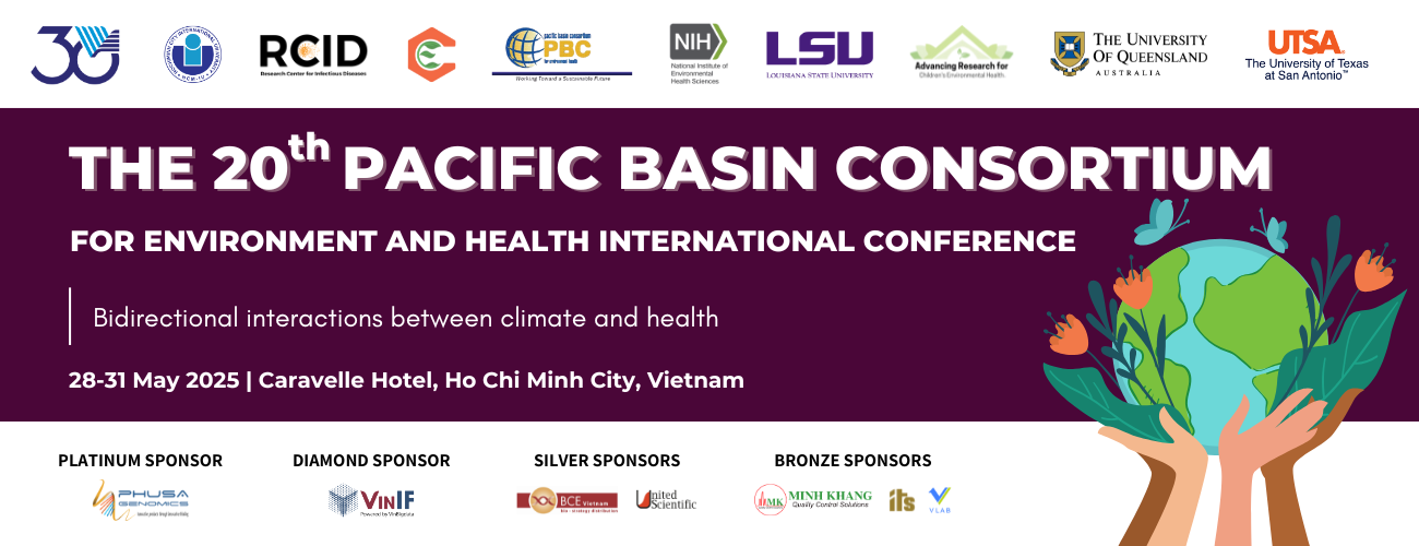 HỘI NGHỊ QUỐC TẾ LẦN THỨ 20 CỦA HIỆP HỘI MÔI TRƯỜNG VÀ SỨC KHỎE KHU VỰC THÁI BÌNH DƯƠNG (PBC 2025)