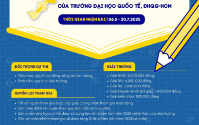 TRƯỜNG ĐH QUỐC TẾ PHÁT ĐỘNG CUỘC THI THIẾT KẾ LỊCH TẾT NGUYÊN ĐÁN NĂM 2026