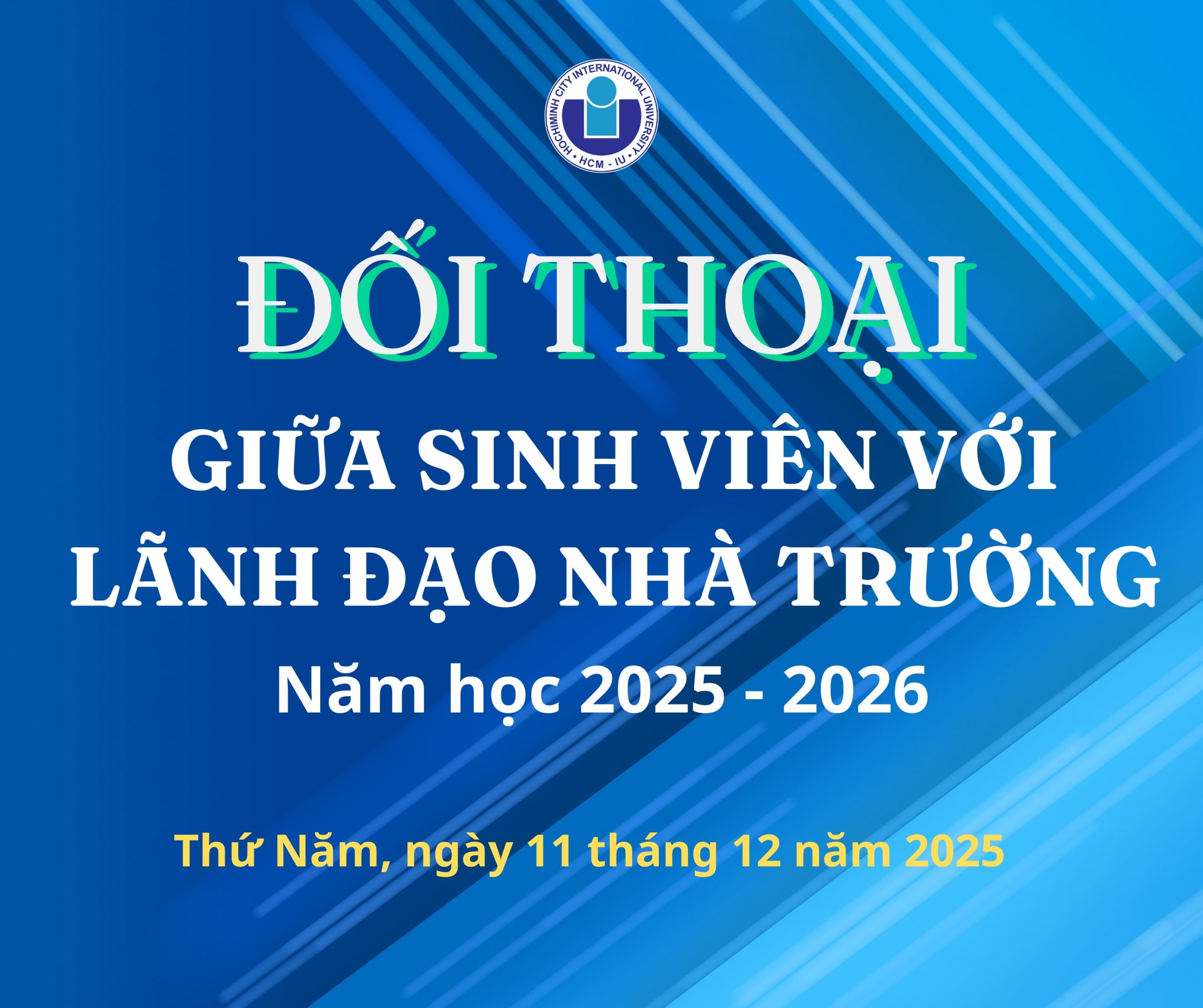 THÔNG BÁO: LÃNH ĐẠO TRƯỜNG ĐH QUỐC TẾ ĐỐI THOẠI  Hm8803 hệ thống trò chơi NĂM HỌC 2025 – 2026