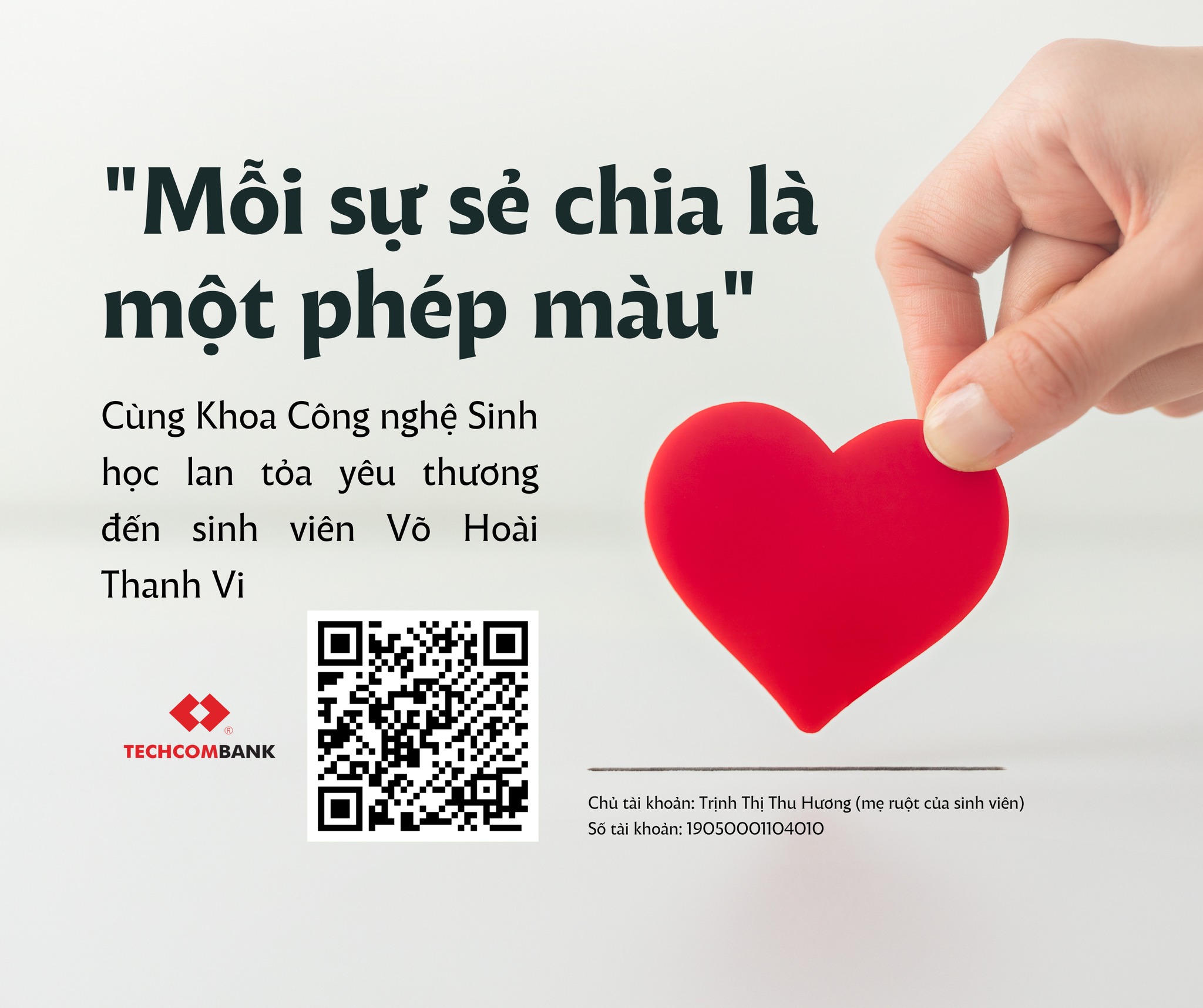 THƯ KÊU GỌI HỖ TRỢ Hm8803 hệ thống trò chơi KHOA CÔNG NGHỆ SINH HỌC VÕ HOÀI THANH VI