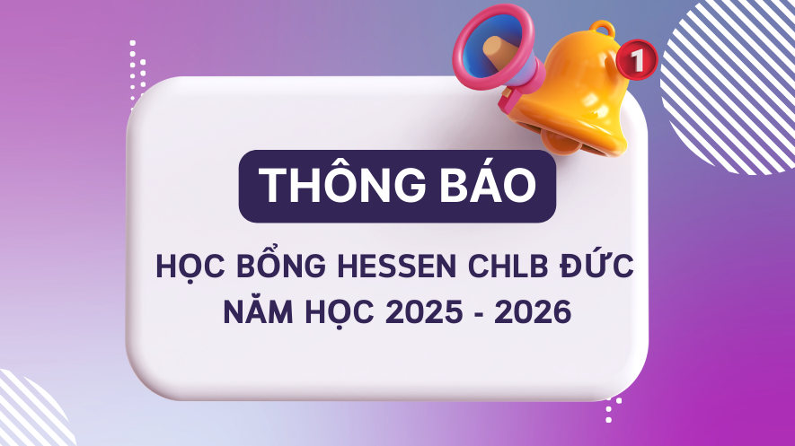 [Học bổng] Hessen năm học 2025-2026